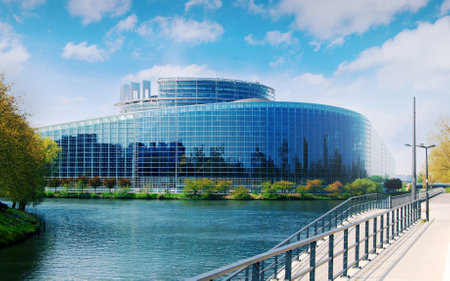 European Parliament, Strasbourgのeditorial素材