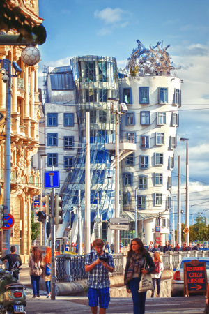 Dancing House in Pragueのeditorial素材