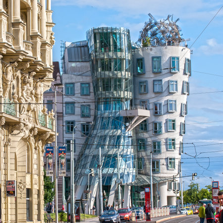 Dancing House in Pragueのeditorial素材