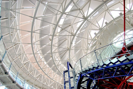European Court of Human Rights, Detail of Ceilingのeditorial素材