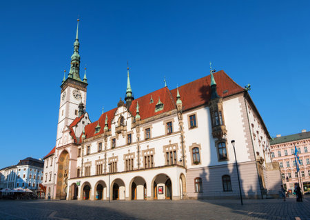 Town Hall in Olomoucのeditorial素材
