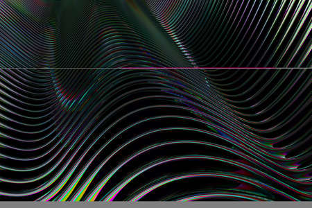 3D rendering of abstract background, corporate design, curves and swirls, colorful gradients, vivid web wallpaperの写真素材