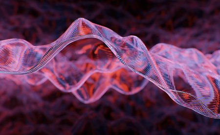 3D rendering of abstract background, big data concept, quantum computer technology concept