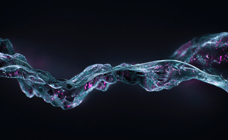 3D rendering of abstract background, big data concept, quantum computer technology conceptの写真素材