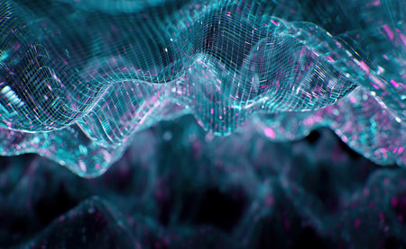 3D rendering of abstract background, big data concept, quantum computer technology conceptの写真素材