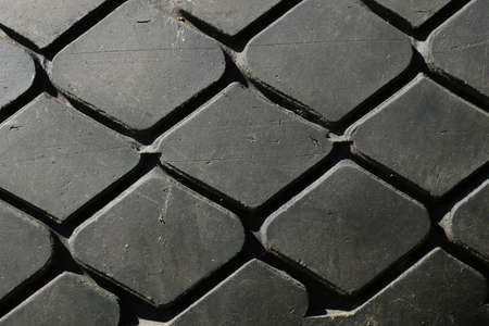 Old tyre backgroundの写真素材