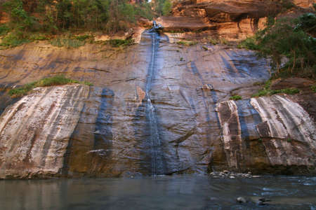The Narrows. Zion NPの写真素材