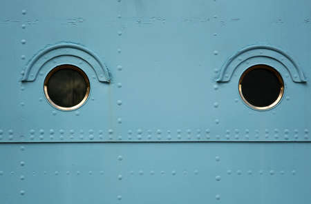 Detail of old shipの写真素材