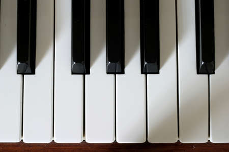 piano keyの写真素材
