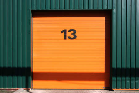 Lumber being processed at a forest products sawmill-entry to warehouseの写真素材
