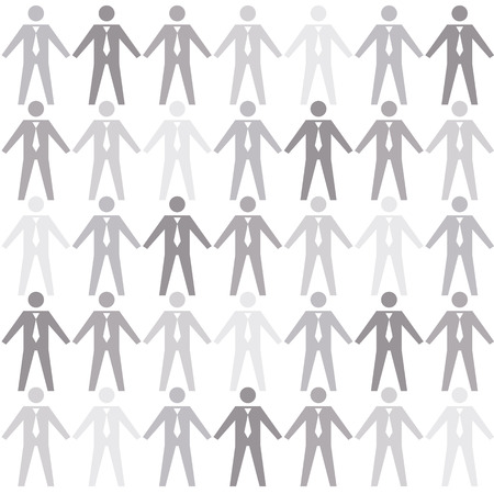 vector background with colorful figures of a man with a tie. business backgroundのイラスト素材