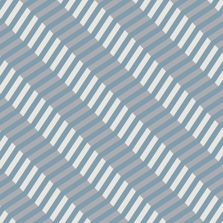 retro geometric diagonal zigzag seamless pattern - vectorのイラスト素材