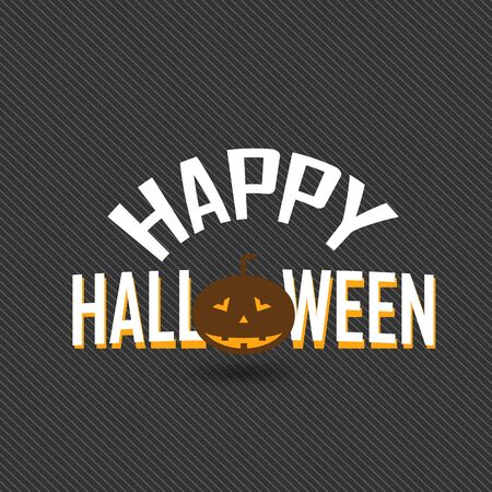 Happy Halloween card with pumpkin&#xA;のイラスト素材