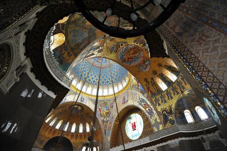 Naval Cathedral of St. Nicholas (Kronstadt) - interior - Orthodox Cathedral in Kronstadt, Saint...
