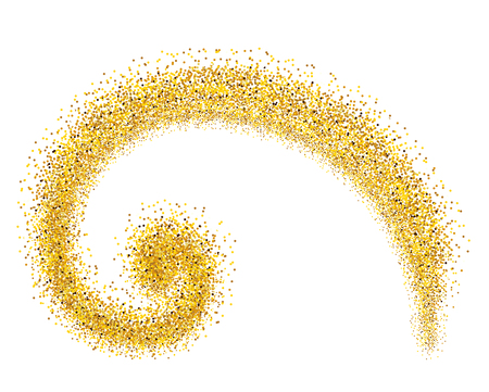 gold pinstripe is made according to the proportions of the Fibonacci - vector illustrationのイラスト素材