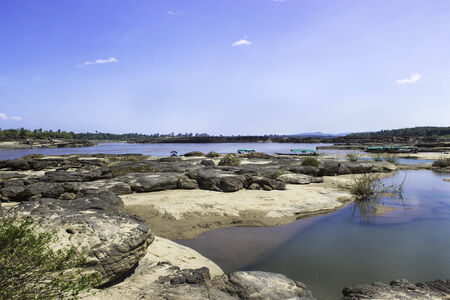 Sampanbok Mekong Riverの写真素材