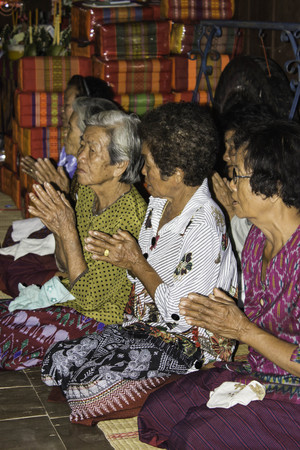 Ubonratchathani,THAILAND Jan 10 :Religious ceremonies and ordination of men to a monk of Thailand Isaan.Thailand on Jan 10, 2015のeditorial素材