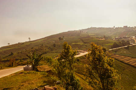 Phetchabun,THAILAND Jan 26 :Mountain villages Of Phu Tabberk Phetchabun Thailand.のeditorial素材