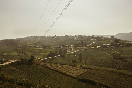 Phetchabun,THAILAND Jan 26 :Mountain villages Of Phu Tabberk Phetchabun Thailand.のeditorial素材