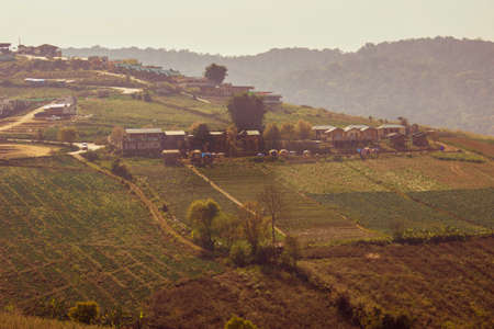 Phetchabun,THAILAND Jan 26 :Mountain villages Of Phu Tabberk Phetchabun Thailand.のeditorial素材