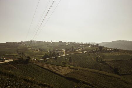 Phetchabun,THAILAND Jan 26 :Mountain villages Of Phu Tabberk Phetchabun Thailand.のeditorial素材