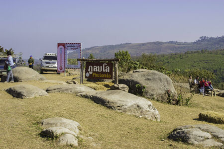 Phulomlo,THAILAND Jan 27 2015:\"Views of the mountains and mountain roads.\" Loei,Thailand.のeditorial素材