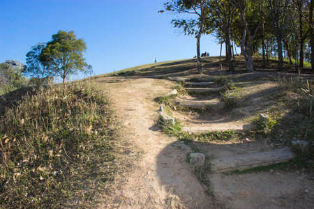 Srinan,THAILAND Jan 28 2015:\Hilly Landscape\ Nan,Thailand.