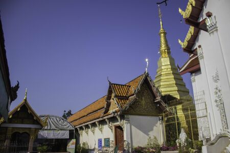 Wat Phra That Cho Hae ,THAILAND Jan 29 2015:\"Places of worship and temple art of Thailand.\" Phare,Thailand.の写真素材