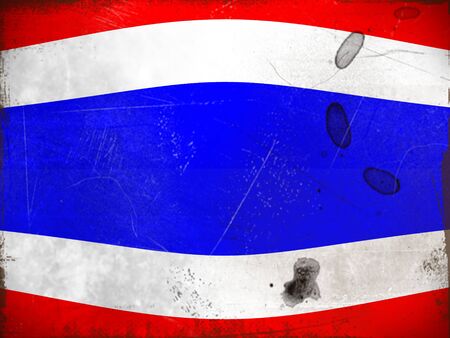 National flag of Thailandの写真素材