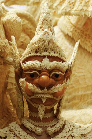 Candle Festival UBON RATCHATHANI, THAILAND - August 2: "The Candles are carved out of wax, Thai art form of wax(Ubon Candle Festival 2015) on August 2, 2015, UbonRatchathani, Thailandのeditorial素材