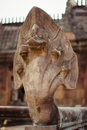 Prasat Phanom Rung 18 August 2015:"Stone castle Art"Buriram Thailandの写真素材