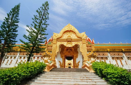 Thailand temple art and architecture \"Roi Et Thailandの写真素材