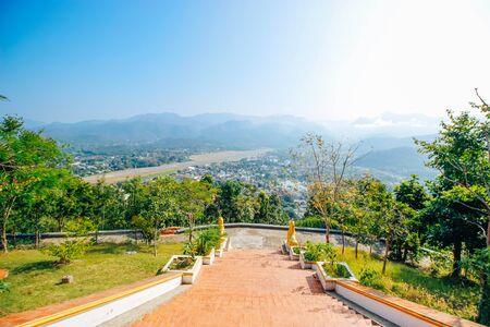 wat-phrathatdoikongmu 16 December 2015:"Thailand temple art "maehongsonThailandのeditorial素材