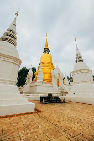 wat-suandok 19 December 2015:"Thailand temple art " Chiang Mai Thailandのeditorial素材
