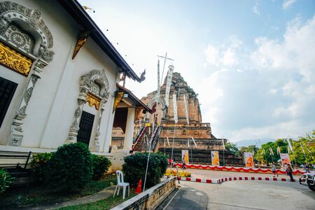 watchediluang 18 December 2015:"Thailand temple art " Chiang Mai Thailandのeditorial素材