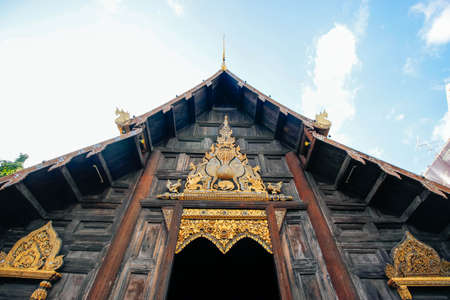 wat-pantao 18 December 2015:Thailand temple art  Chiang Mai Thailand