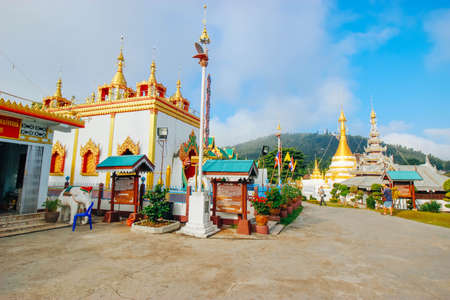 wat-jongklang-jongkham 16 December 2015:"Thailand temple art "maehongsonThailandのeditorial素材