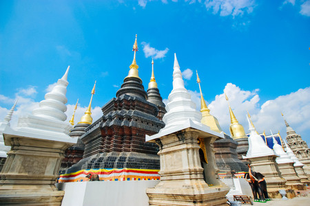 wat-Banden 17 December 2015:"Thailand temple art " Chiang Mai Thailandのeditorial素材