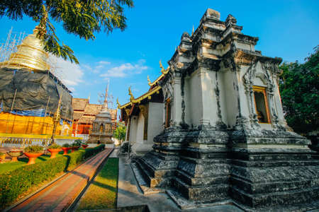 wat-phrasing 18 December 2015:"Thailand temple art " Chiang Mai Thailandのeditorial素材