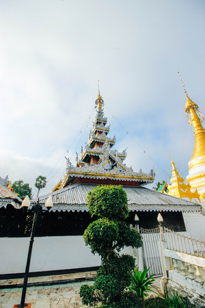 wat-jongklang-jongkham 16 December 2015:"Thailand temple art "maehongsonThailandのeditorial素材