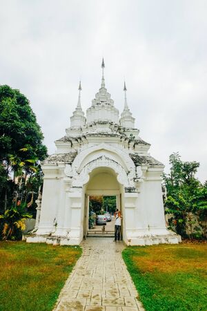 wat-suandok 19 December 2015:"Thailand temple art " Chiang Mai Thailandのeditorial素材