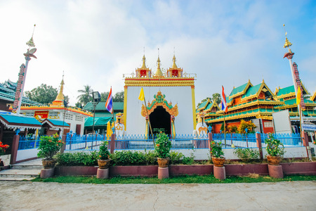 wat-jongklang-jongkham 16 December 2015:Thailand temple art maehongsonThailand