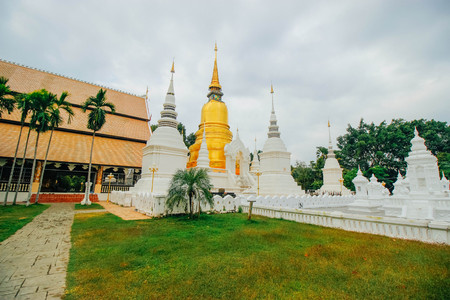wat-suandok 19 December 2015:Thailand temple art  Chiang Mai Thailand
