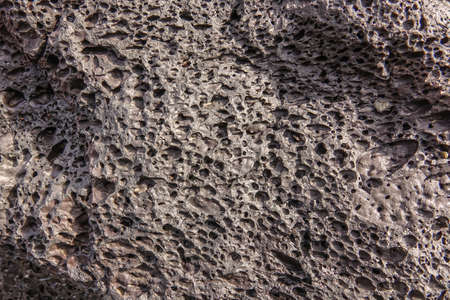 Mineral volcanic stone pattern texture. Lanzarote, Canary Islands.の写真素材