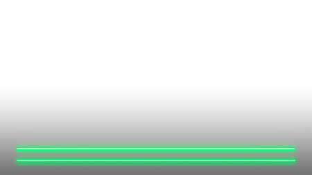 Green neon lights with lots of copy space for text or product display. Modern abstract background.の写真素材