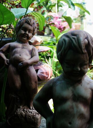 Kid Sculptureの写真素材