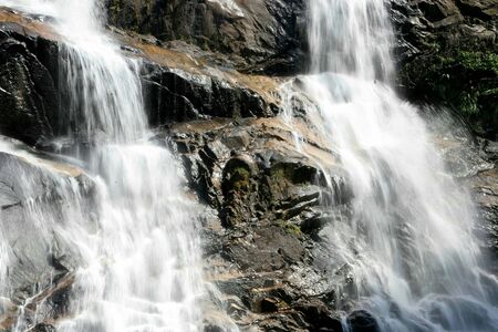 Waterfall in Malaysiaの写真素材