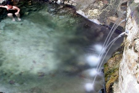 Hot spring in Malaysiaの写真素材