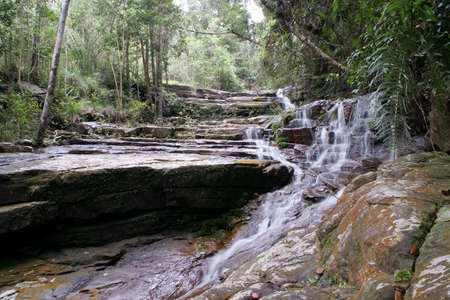 Waterfall in Malaysiaの写真素材