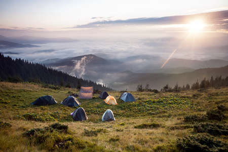 sunrise scenery の写真素材